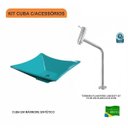 Ver imagem 3 de Kit Cuba L34 com Torneira Link 1062 Metal 1/4 Volta Compace