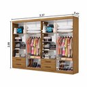 Ver imagem 5 de Closet Casal Duplo Lu 8 Portas 4 Gavetas com Espelho
