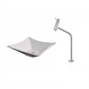 Ver imagem 2 de Kit Cuba L34 com Torneira Link 1062 Metal 1/4 Volta Compace