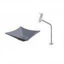 Ver imagem 2 de Kit Cuba L34 com Torneira Link 1062 Metal 1/4 Volta Compace