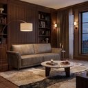 Ver imagem 6 de Sofá Living 2 Lugares Royal 162 cm Pes Madeira Courino Tcs 729 Moll