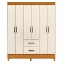 Ver imagem 2 de Guarda Roupa 6 Portas Cancun Cinamomo Off White
