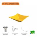 Ver imagem 3 de Kit Cuba L34 com Válvula 1" + Sifão Pvc e Flexível Compace