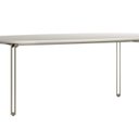 Ver imagem 2 de Mesa para Sala de Jantar Tampo com Vidro/MDF 200cm Base Metal Champanhe Mayra