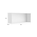 Ver imagem 6 de Cozinha Completa Evidence 4 Peças (2 Armários + 1 Balcão + 1 Paneleiro) C4P56 Branco/Preto - Bertoli