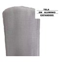 Ver imagem 1 de Tela Anti Insetos 60cm x 100cm em Alumínio Expandido ( não desfia) para Ralos - Ficone & Reis