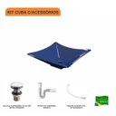 Ver imagem 3 de Kit Cuba L34 com Válvula Click 1"g + Sifão Pvc e Flexível Compace