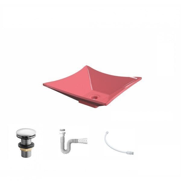 Kit Cuba L34 com Válvula Click 1"G + Sifão PVC e Flexível Compace - 2