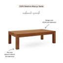 Ver imagem 4 de Mesa de Centro em Madeira Maciça Nature