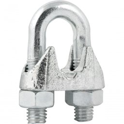 Clips P/ Cabo de Aço 1/2''12,70 Mm Cartela C/ 2 Peças Vonder - 1