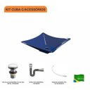 Ver imagem 3 de Kit Cuba L34 com Válvula Click 1''g + Sifão Cromado e Flexível Compace