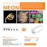 Fita Led Neon 12V Roxo 5 Metros IP65 12W/m 120LED/m - 4