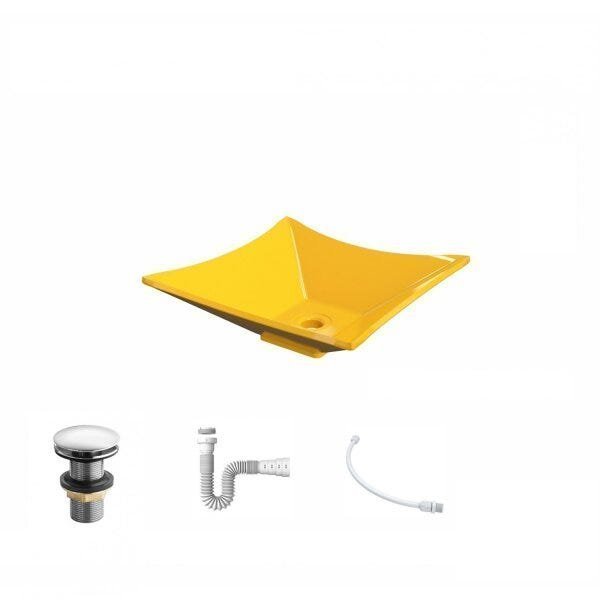 Kit Cuba L34 com Válvula Click 1 1/2'' + Sifão Pvc e Flexível Compace - 2