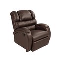 Ver imagem 3 de Poltrona Cadeira Imperial Zero Wall Reclinável Corano com Massageador Marrom Império