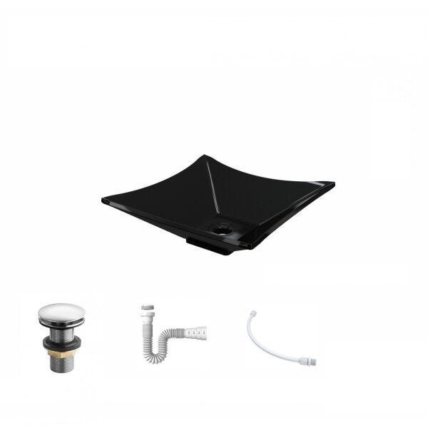 Kit Cuba L34 com Válvula Click 1 1/2'' + Sifão Pvc e Flexível Compace - 2