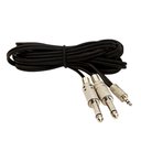 Ver imagem 1 de Cabo P2 Estéreo para 2 P10 Mono - 40 Metros