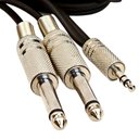 Ver imagem 6 de Cabo P2 Estéreo para 2 P10 Mono - 40 Metros