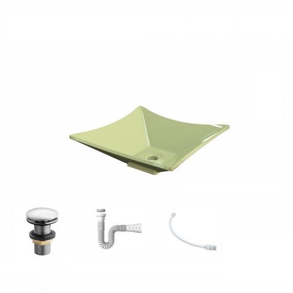 Kit Cuba L34 com Válvula Click 1 1/2'' + Sifão Pvc e Flexível Compace - 2
