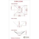 Ver imagem 7 de Kit Cuba L34 com Válvula Click 1 1/2'' + Sifão Pvc e Flexível Compace