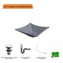 Ver imagem 3 de Kit Cuba L34 com Válvula Click 1 1/2" + Sifão Cromado e Flexível Compace