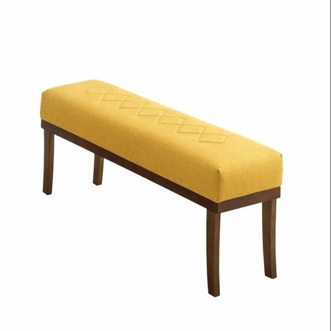 Puff para Sala de Estar 160cm Linho Theo