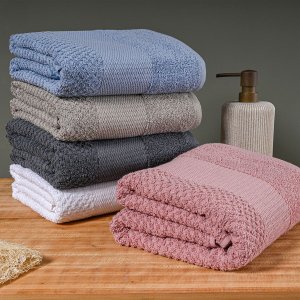 3 Toalha Lavabo Macia 400g/m2 Grossa Absorvent 30x50 Bou Oxa