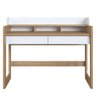 Escrivaninha 2 Gavetas 128 Cm 28000 Hanover Branco Artesano Hanover Branco - 4