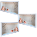 Ver imagem 3 de Nicho Porcelanato Banheiro Branco 60x32cm Kit 3 Unidades