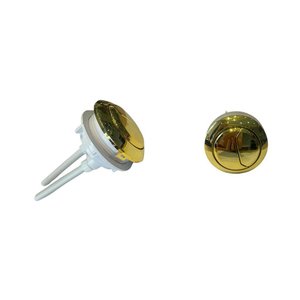 Botão Acionador de Descarga para Louças Sanitária Turim - Gold - 7cm
