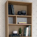Ver imagem 5 de Estante Livreiro 8 Nichos B38 Mell Preto Novam
