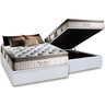 Cama Box Baú Casal: Colchão Molas Ensacadas Herval MasterPocket Imperatore Eco Bamboo + Base CRC Cou - 1