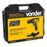 Parafusadeira Furadeira 20v com Impacto 2 Baterias Vonder - 4