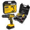 Parafusadeira Furadeira 20v com Impacto 2 Baterias Vonder - 1