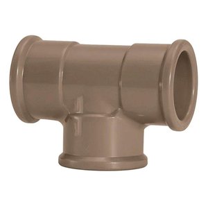Te Soldavel Dn 20, 25, 32mm Marrom Fortlev Kit 5unid Tamanho 32 Mm