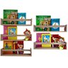 Combo 5 Prateleiras De Livros Brinquedos Infantis Estante Organizadora Quarto Nicho Revisteiro Mdf 5 - 1