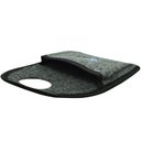 Ver imagem 5 de Lixeira Lixinho Automotiva Carro Carpete Logo Bordado para Câmbio Grafite