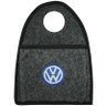 Lixeira Lixinho Automotiva Carro Carpete Logo Bordado para Câmbio Grafite - 1