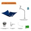 Ver imagem 3 de Kit Cuba L38 C/torneira Link 1062 Metal + Válvula Click 1''b (2,6cm) + Sifão Pvc + Flexível Compace