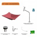 Ver imagem 3 de Kit Cuba L38 C/torneira Link 1062 Metal + Válvula Click 1''b (2,6cm) + Sifão Pvc + Flexível Compace