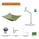 Ver imagem 3 de Kit Cuba L38 C/torneira Link 1062 Metal + Válvula Click 1''b (2,6cm) + Sifão Pvc + Flexível Compace