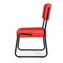 Ver imagem 5 de Kit Conjunto 2 Cadeiras Decorativa Flórida Sala de Jantar Escritório Cozinha Couro Vermelho