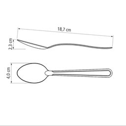 KIT - Jogo de Facas, Garfos e Colheres Búzios 108 Peças em Aço Inox IBAG - Tramontina - 7