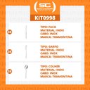 Ver imagem 2 de KIT - Jogo de Facas, Garfos e Colheres Búzios 108 Peças em Aço Inox IBAG - Tramontina