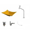 Ver imagem 2 de Kit Cuba L38 C/torneira Link 1062 Metal + Válvula Click 1"g + Sifão Cromado + Flexível Compace