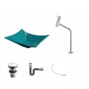 Ver imagem 2 de Kit Cuba L38 C/torneira Link 1062 Metal + Válvula Click 1"g + Sifão Cromado + Flexível Compace