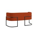 Ver imagem 4 de Kit 2 Poltronas Sofá 2 Lugares para Recepção Balaqui Terracota