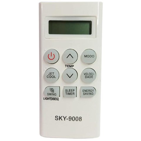 Controle Remoto para Ar Condicionado Split Lg Linhas Hi Wall Smile e New Smile 9008