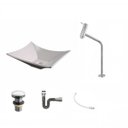 Ver imagem 2 de Kit Cuba L38 C/torneira Link 1062 Metal + Válvula Click 1"g + Sifão Cromado + Flexível Compace
