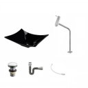 Ver imagem 2 de Kit Cuba L38 C/torneira Link 1062 Metal + Válvula Click 1"g + Sifão Cromado + Flexível Compace