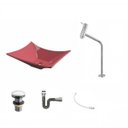 Ver imagem 2 de Kit Cuba L38 C/torneira Link 1062 Metal + Válvula Click 1"g + Sifão Cromado + Flexível Compace